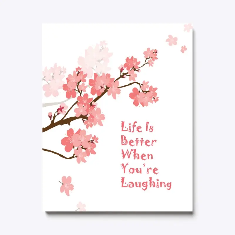 Blooming Cherry Tree Canvas Ltd Edition